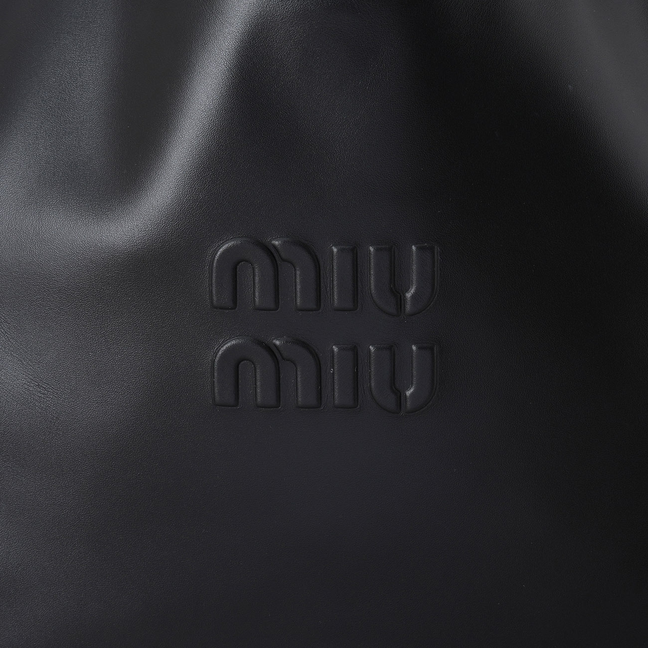 MIU MIU(USED)미우미우 5BC155 레더 호보백